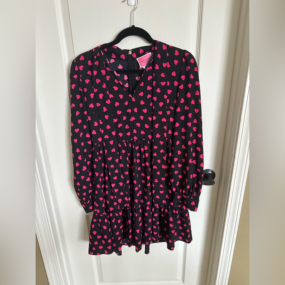 RARE KATE SPADE HEARTS DRESS - Picture 4 of 4